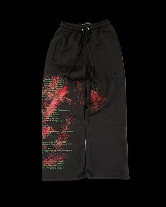 “Coded” Sweatpants